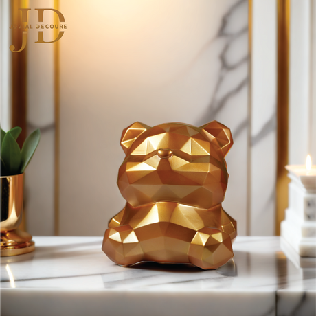 Geometric Teddy Piggy Bank