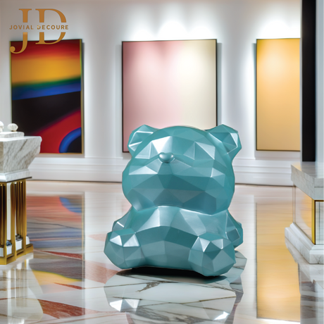 Geometric Teddy Piggy Bank