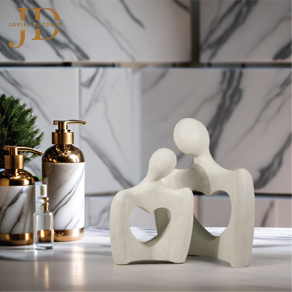 Couple Heart Antique