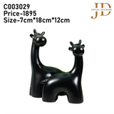 Couple Giraffe Antique