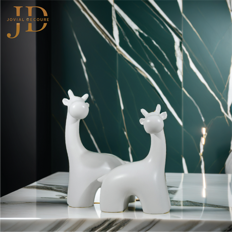 Couple Giraffe Antique