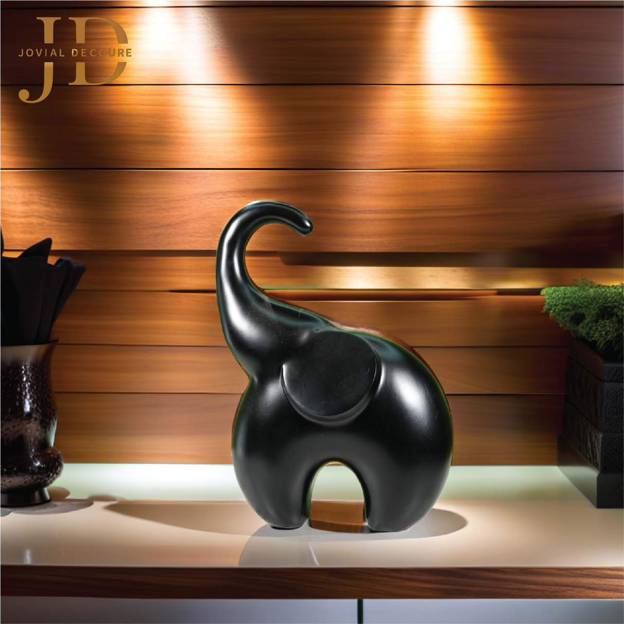 Elephant Trunk Up Antique