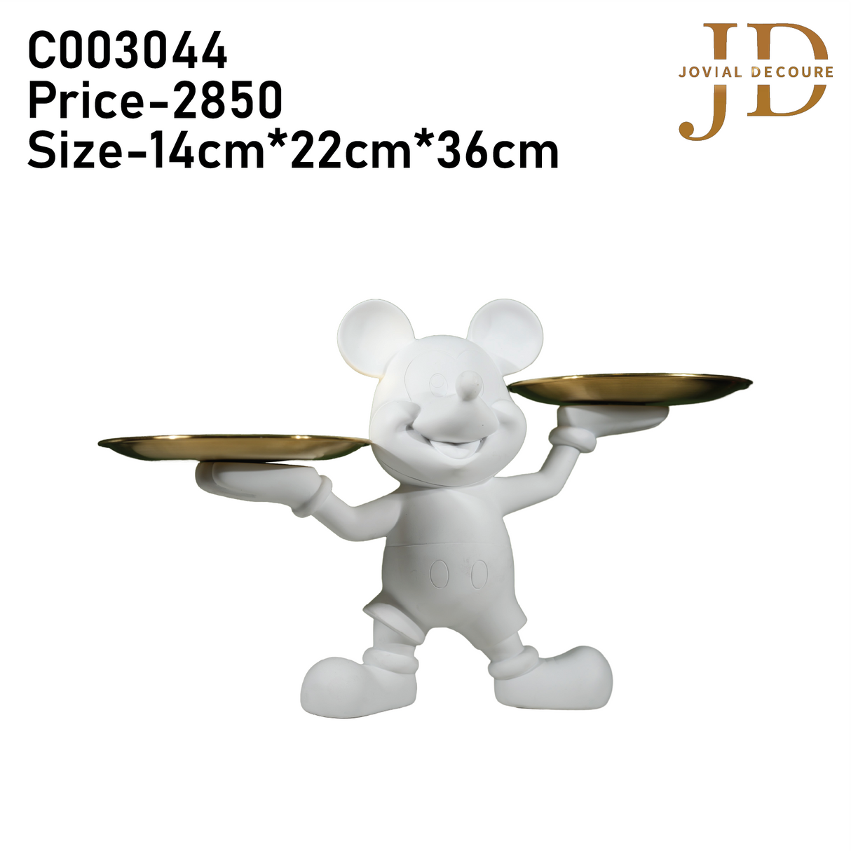 Mickey Statue with Trays