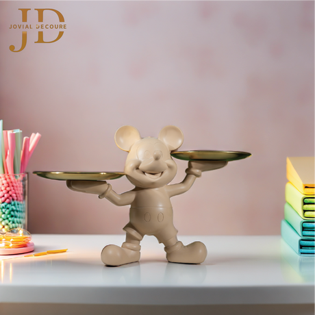 Mickey Statue with Trays