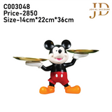 Mickey Statue with Trays