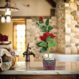 Elegant Rose Haven (Red) Bonsai