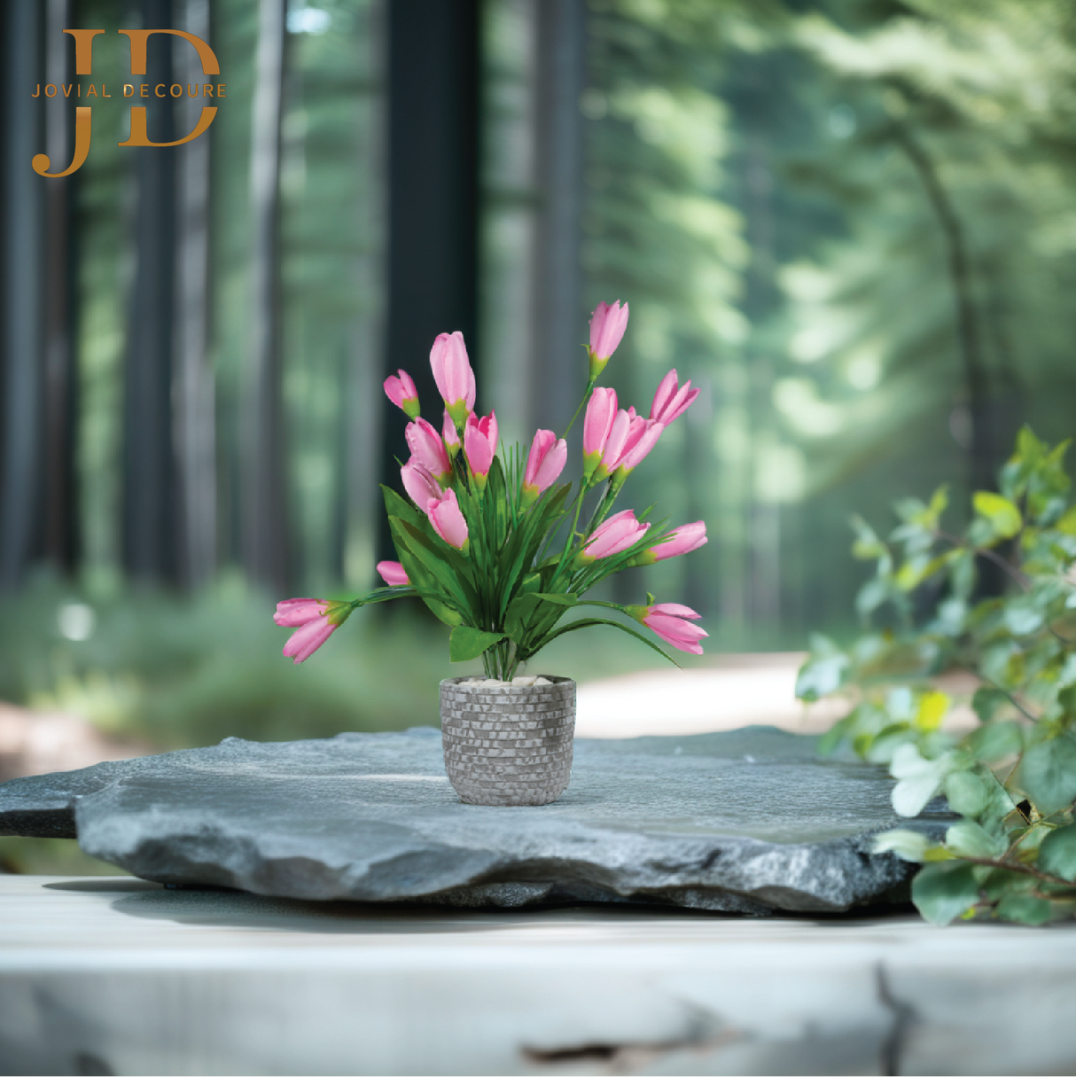 Blossom Elegance Vase (Light Pink) Bonsai