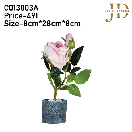 Rosebud Elegance (Light Pink) Bonsai