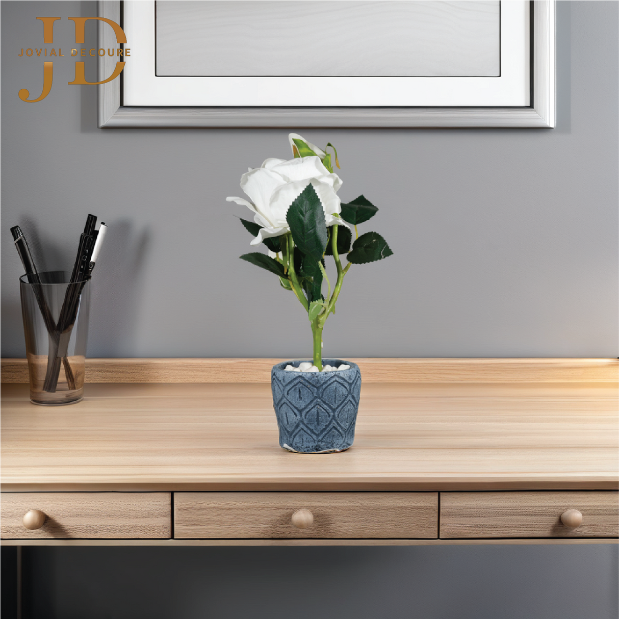 Rosebud Elegance (White) Bonsai
