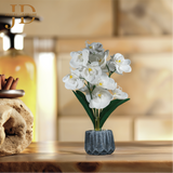 Orchid Elegance Vase (White) Bonsai