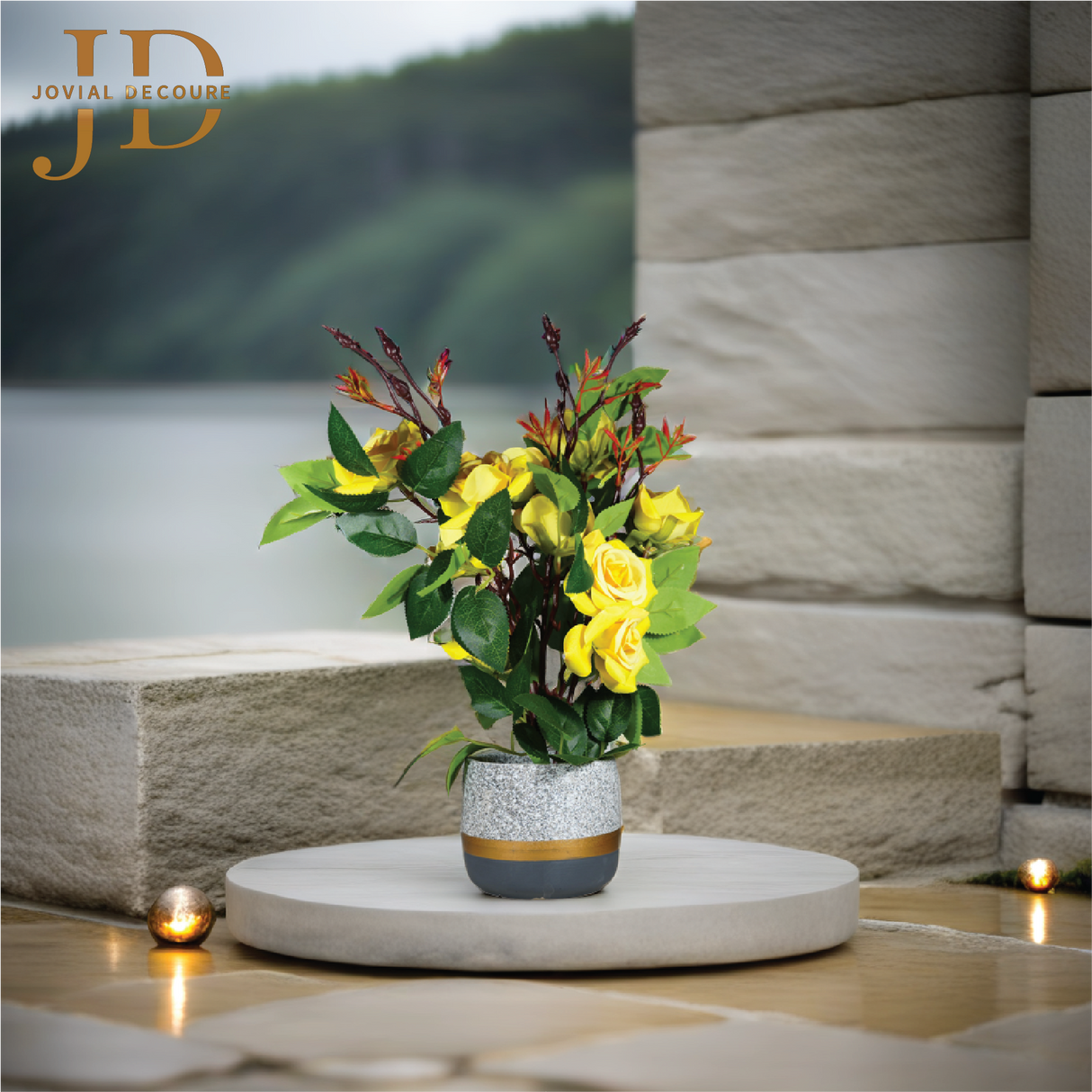 Scarlet Roses (Yellow) Bonsai