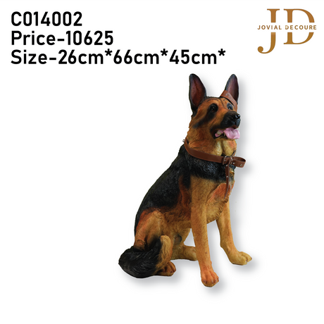 German Shepherd Dog Statue for Garden | Indoor | Outdoor Medium
