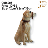 Sitting Golden Labrador Dog