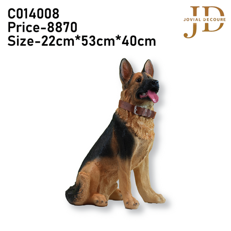 German Shepherd Dog Statue for Garden | Indoor | Outdoor Small