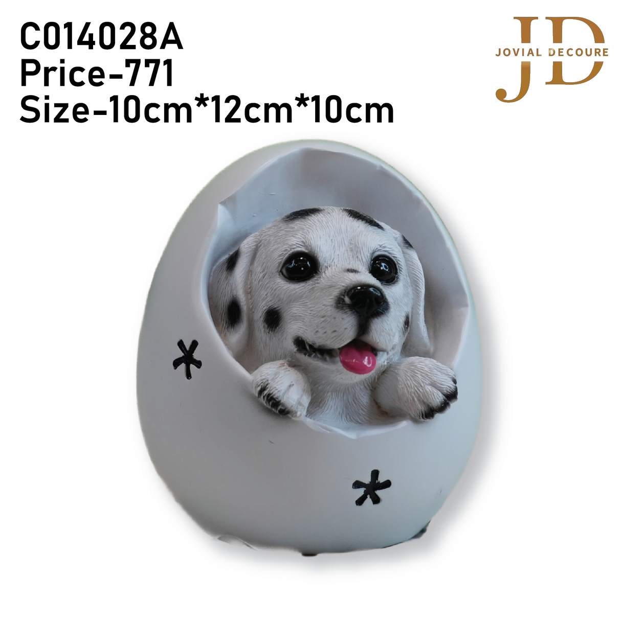 Cute Puppy Egg Piggy Bank