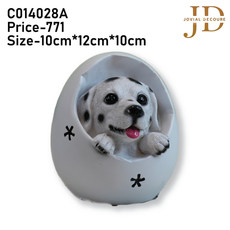 Cute Puppy Egg Piggy Bank