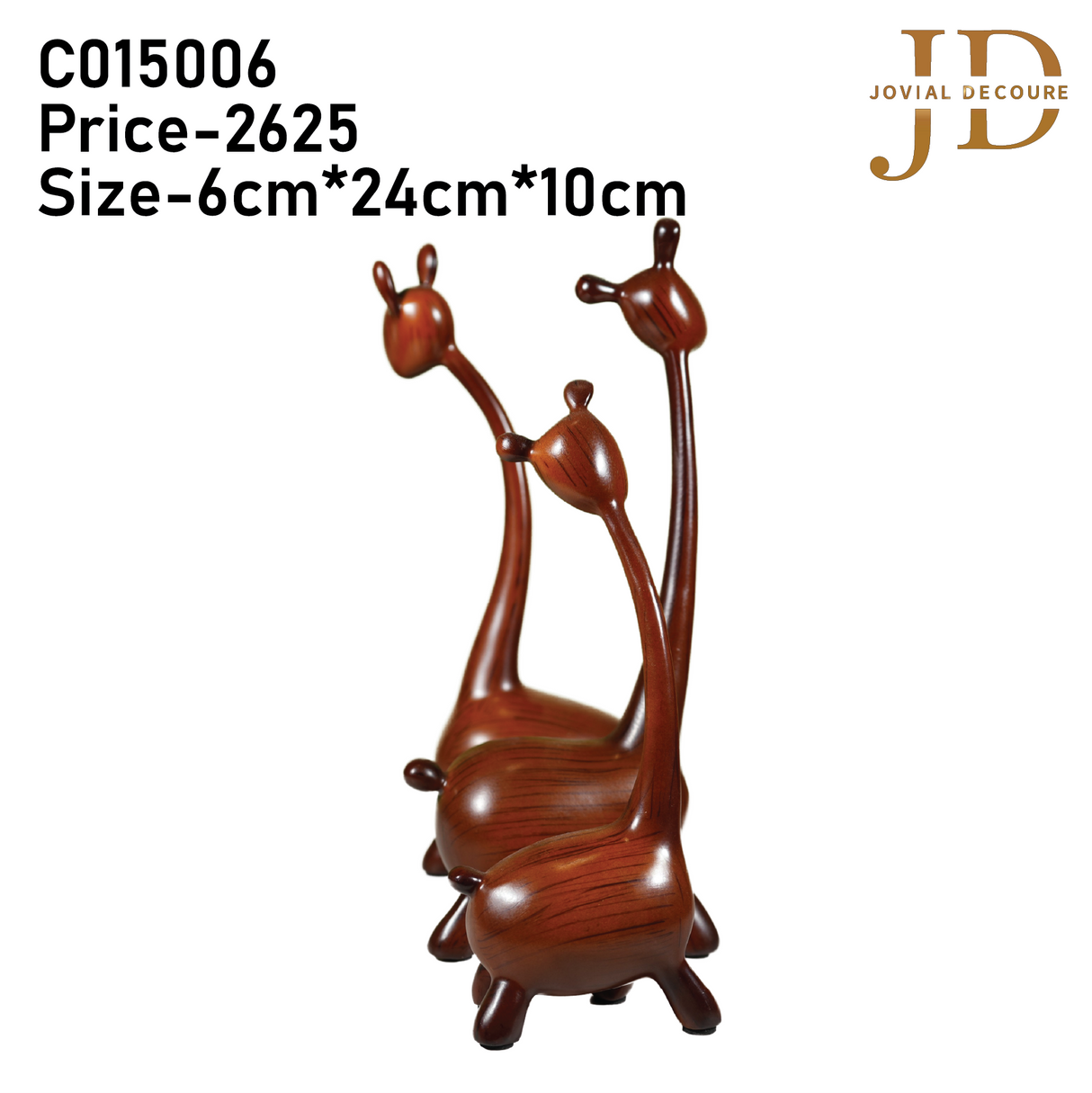 Standing Giraffe Family Set of 3