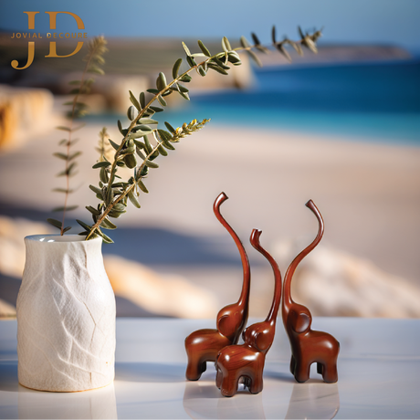 Standing Elephant Family Set of 3