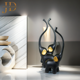 Standing Elephant Family Set of 3