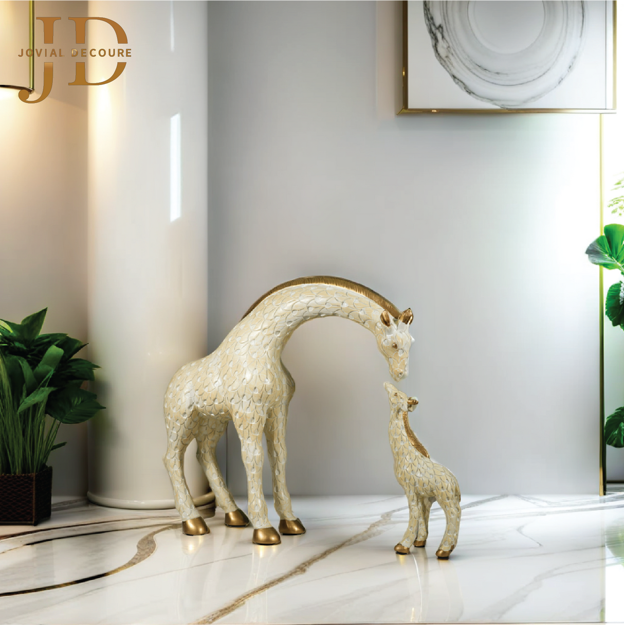 Giraffe with Baby Giraffe Set of 2