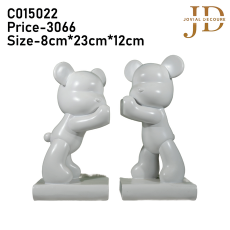 Teddy Bears Book Holder White