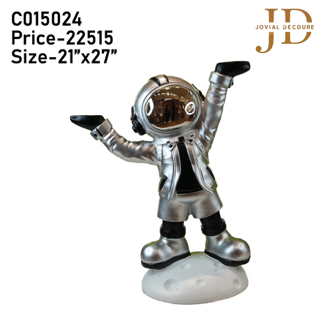 Big Astronaut with Trays Silver