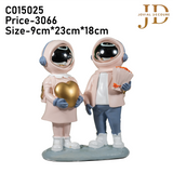 Couple Astronauts Pink