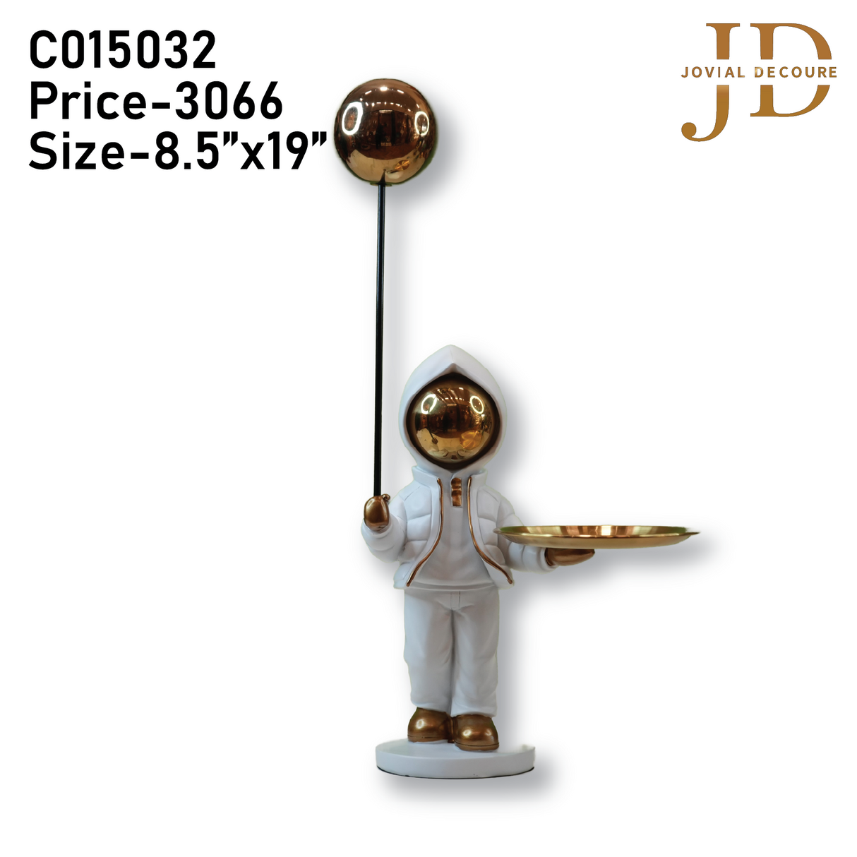 Standing Astronaut with Tray