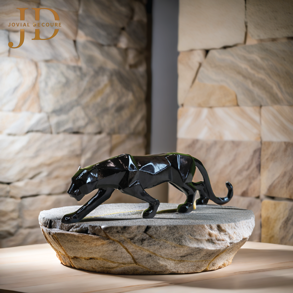 Geometric Design Black Panther Heavy