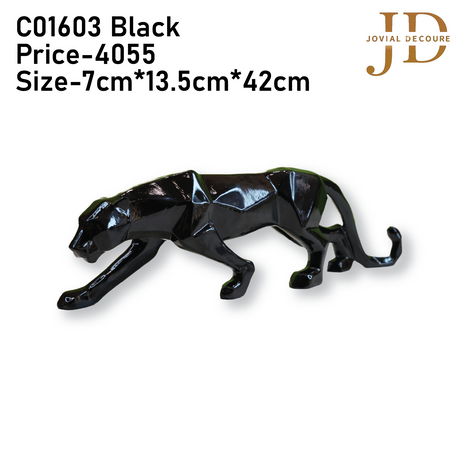 Geometric Design Black Panther Heavy