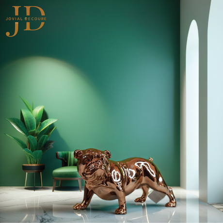 BullDog Standing Statue