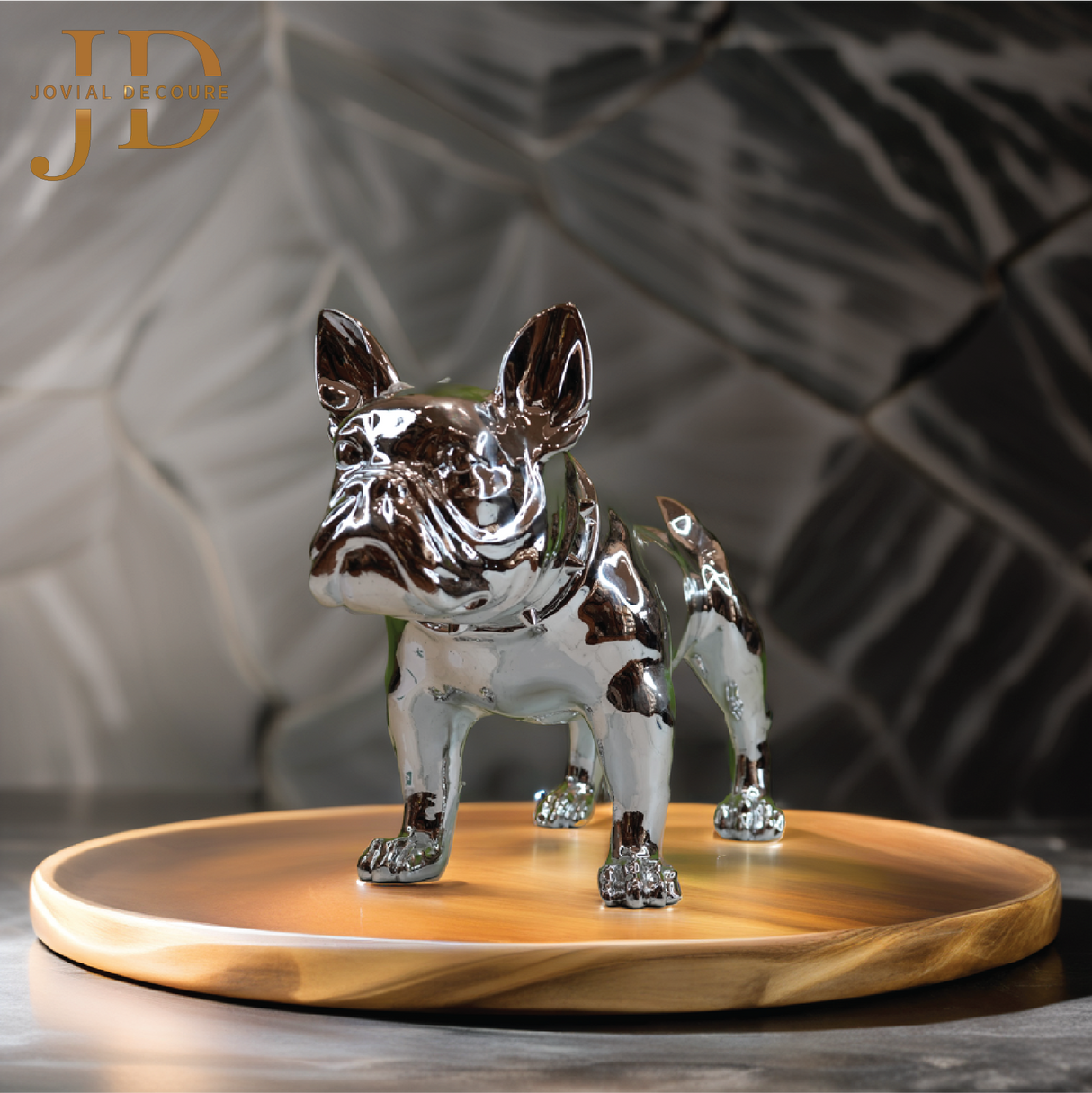 BullDog Standing Statue Large