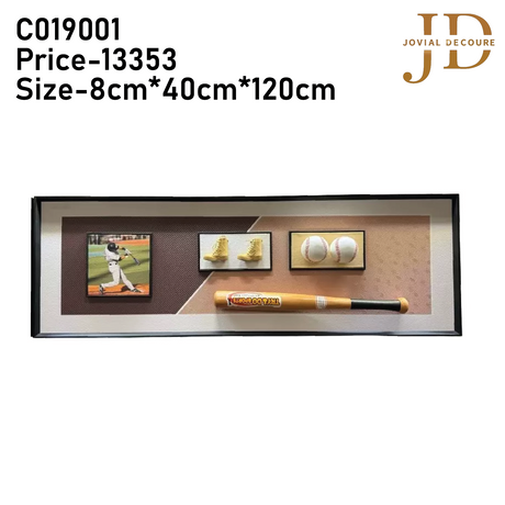 Baseball Bat 3D WallArt 01