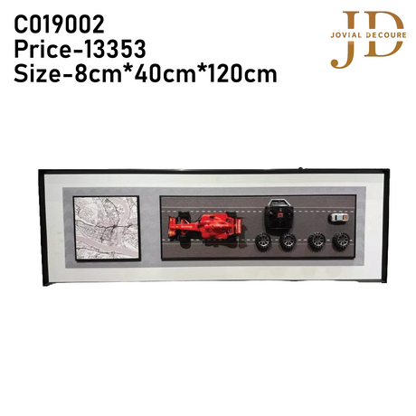 F1 Racing Car 3D WallArt 01