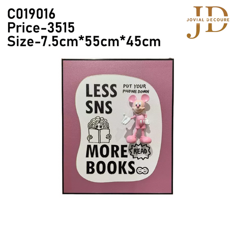 Pink Mickey Mouse 3D WallArt