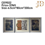 Graphics & Horse Crystal Frame Set of 3