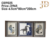 Horse Graphics Frames Set of 3