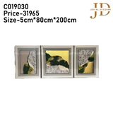 3D WallArt Scenery with Plants Set of 3