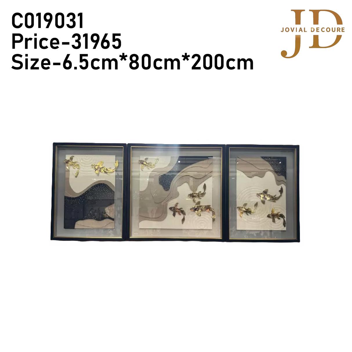 Fish Scenery Frames Set of 3