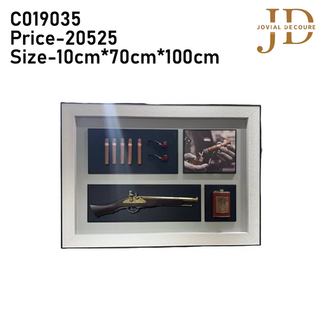 Shotgun with Bullets 3D WallArt