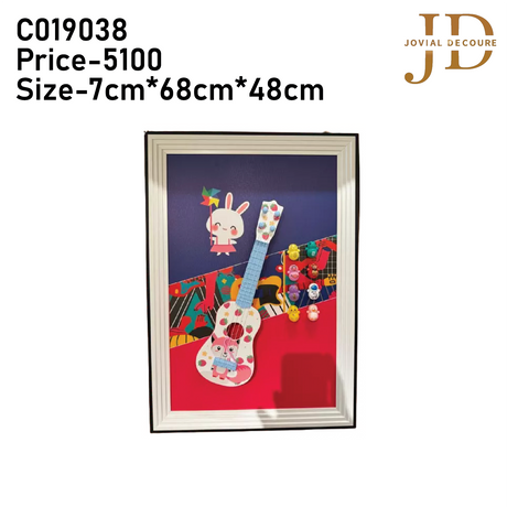 Girl Guitar 3D WallArt
