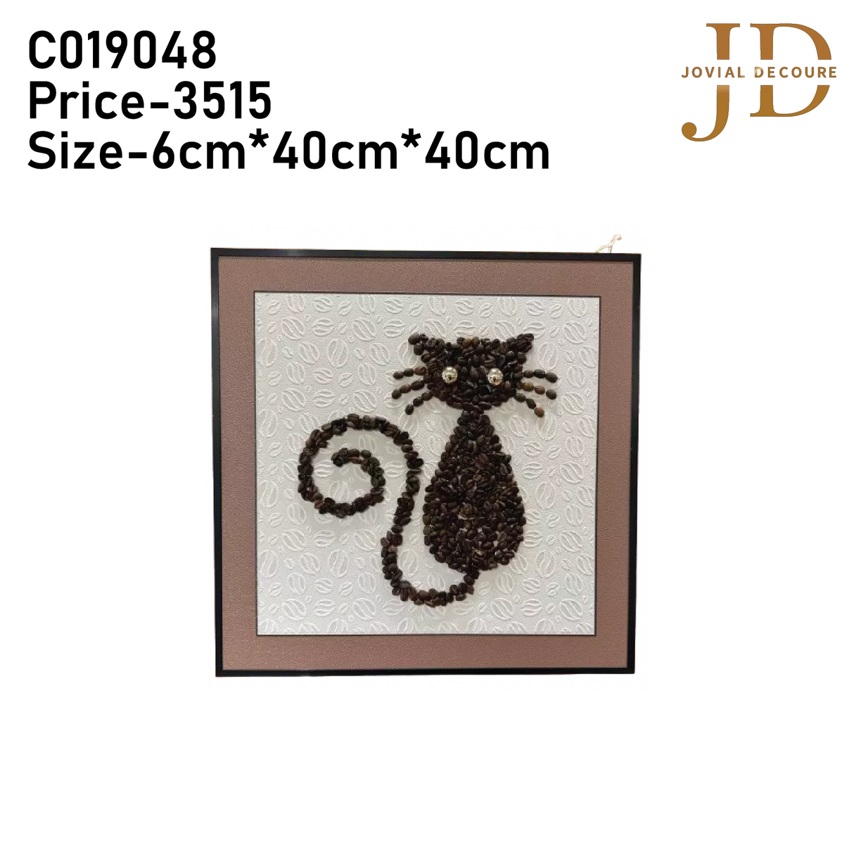 Coffee Cat 3D WallArt