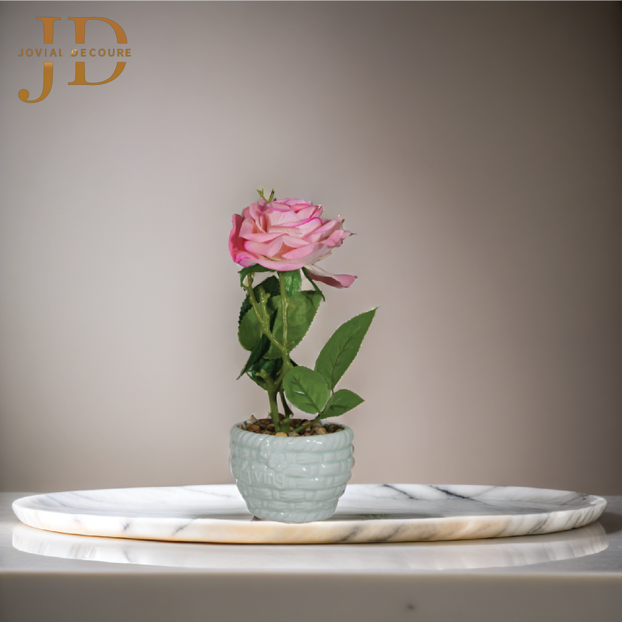 Forgiving Pink Rose Bonsai