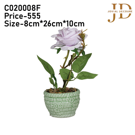 Forgiving Lavender Rose Bonsai