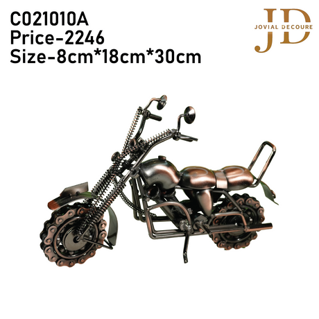 Metal Motorcycle Antique Medium