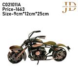 Metal Motorcycle Antique Small