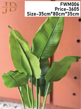Artificial Banana Travellers Palm Plant with Pot