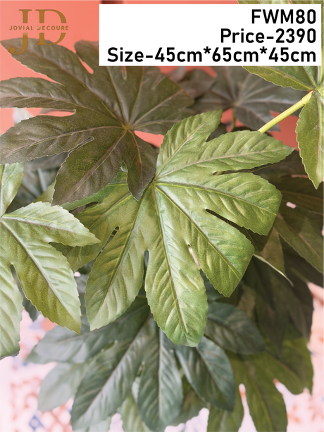 Silk Plant with Big Leaves with Pot