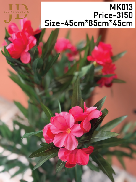 Artificial Oleanpink Plants for Home Decoration with Pot