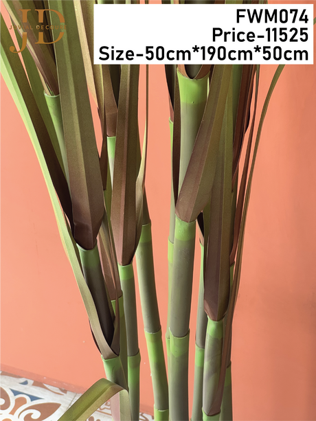 Artificial Large Sugarcane Plant with Pot